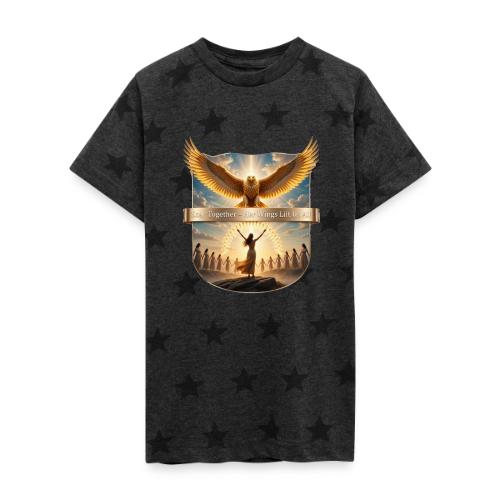 Women’s Day Eagle Matriarch T Shirt,, Gift for Mom - Kid's 5 Star Print T-Shirt