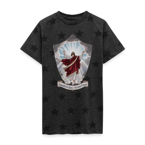 Easter Ascended in Glory T Shirt,Resurrection Gift - Kid's 5 Star Print T-Shirt