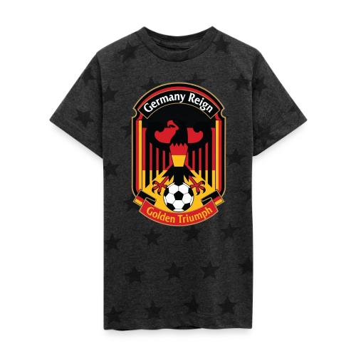 Germany Eagle Reign T-Shirt, German Flag Gift - Kid's 5 Star Print T-Shirt