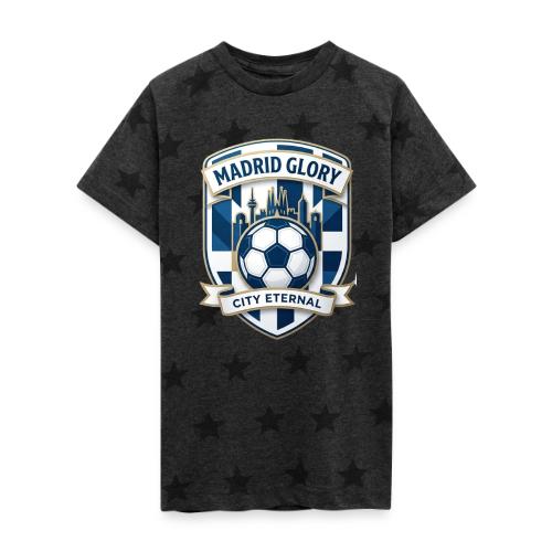 Madrid Skyline Glory T Shirt, Madrid Fan Gift - Kid's 5 Star Print T-Shirt