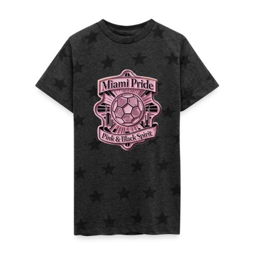 Miami City Pride T Shirt, Vibrant City Pride Gift - Kid's 5 Star Print T-Shirt