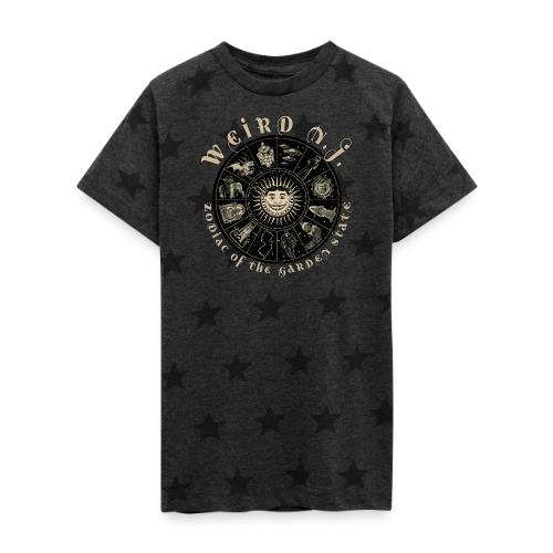 Weird NJ – Zodiac of the Garden State - Kid's 5 Star Print T-Shirt
