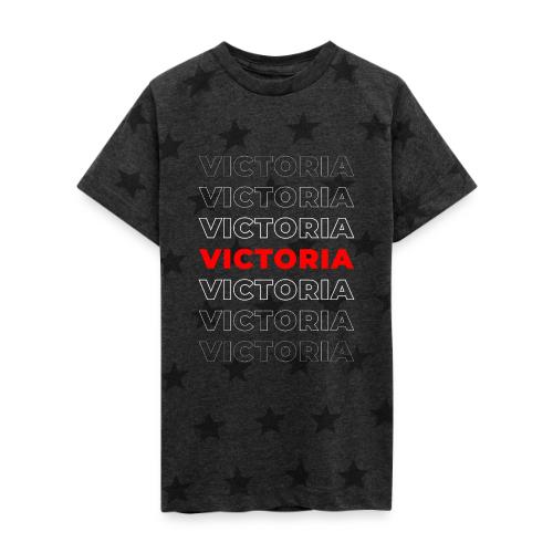 Victoria Vibe - Kid's 5 Star Print T-Shirt
