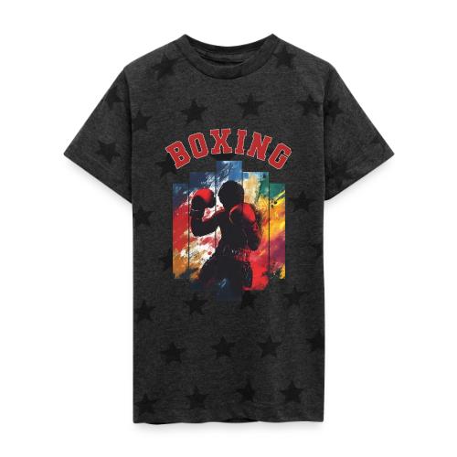 Boxing Warrior - Kid's 5 Star Print T-Shirt