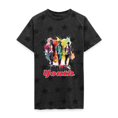 Forever Youthful - Kid's 5 Star Print T-Shirt