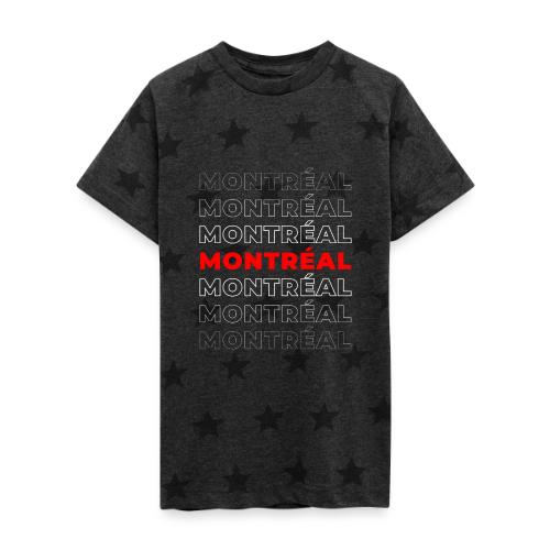 Montreal Echoes - Kid's 5 Star Print T-Shirt