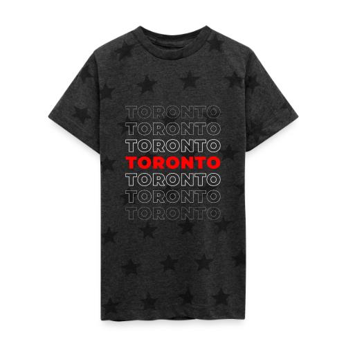 Toronto Type - Kid's 5 Star Print T-Shirt