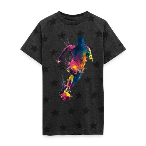 Soccer: Kick of Colors - Kid's 5 Star Print T-Shirt