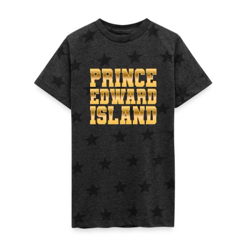 Prince Edward Island - Kid's 5 Star Print T-Shirt