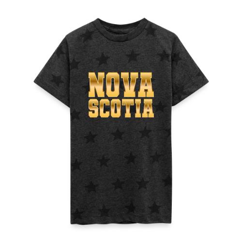 Nova Scotia - Kid's 5 Star Print T-Shirt
