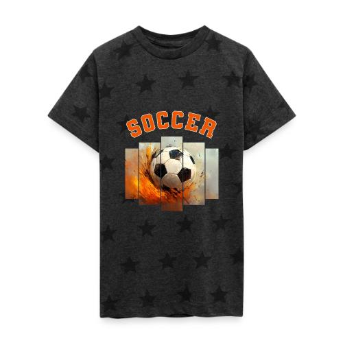 Soccer Iconic Touch - Kid's 5 Star Print T-Shirt