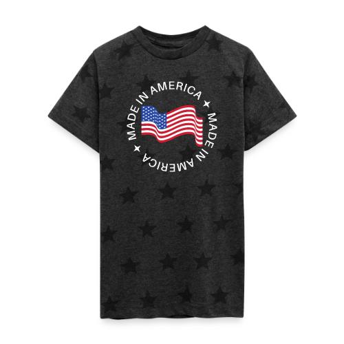 Made in America - Kid's 5 Star Print T-Shirt