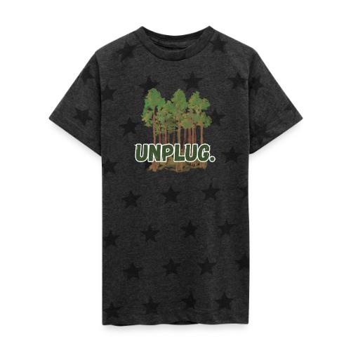 Unplug Series 4 - Kid's 5 Star Print T-Shirt
