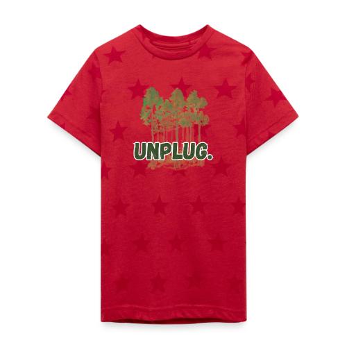 Unplug Series 4 - Kid's 5 Star Print T-Shirt
