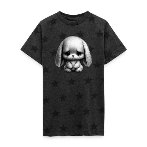 Sad Puppy Meme with Puppy Standing - Kid's 5 Star Print T-Shirt