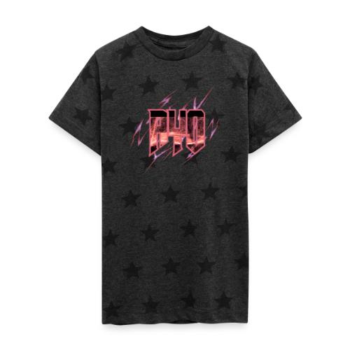 Ayo's Red - Kid's 5 Star Print T-Shirt