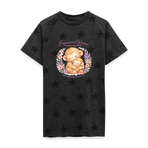 Empowered Women Empower The World Art - Kid's 5 Star Print T-Shirt