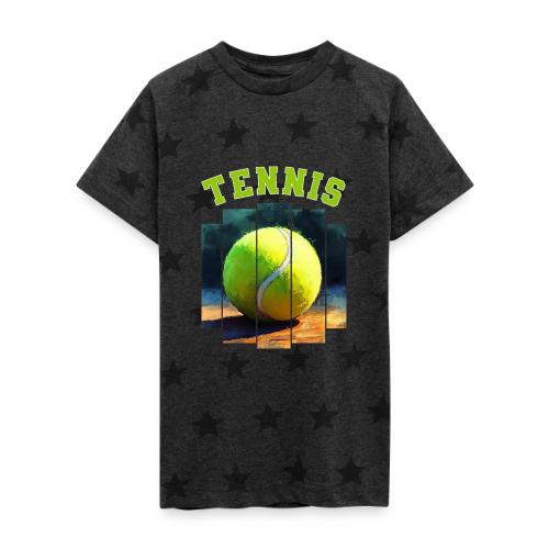 Tennis Vibes Only - Kid's 5 Star Print T-Shirt