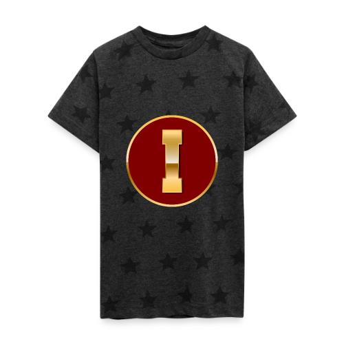 Letter I – Capital Varsity Alphabet Monogram - Kid's 5 Star Print T-Shirt