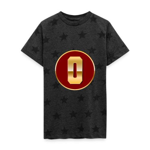 Letter O – Capital Varsity Alphabet Monogram - Kid's 5 Star Print T-Shirt