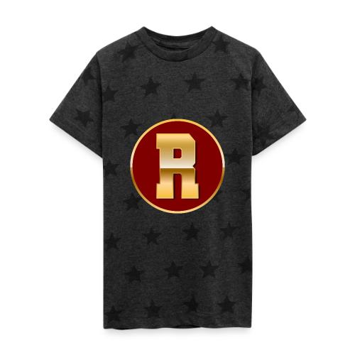 Letter R – Capital Varsity Alphabet Monogram - Kid's 5 Star Print T-Shirt