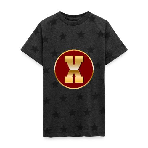 Letter X – Capital Varsity Alphabet Monogram - Kid's 5 Star Print T-Shirt