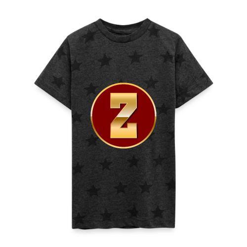 Letter Z – Capital Varsity Alphabet Monogram - Kid's 5 Star Print T-Shirt