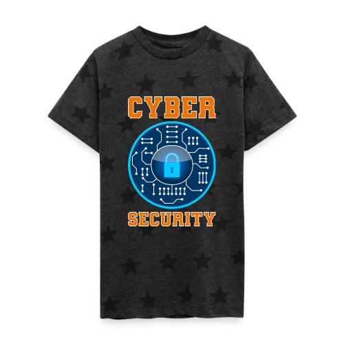 Cycer security: Secure by Design - Kid's 5 Star Print T-Shirt