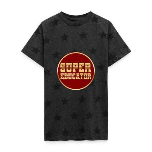Super Educator - Kid's 5 Star Print T-Shirt