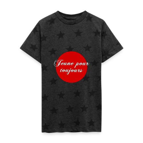 Jeune pour toujours - Kid's 5 Star Print T-Shirt