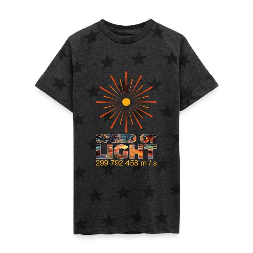 Speed of light - Kid's 5 Star Print T-Shirt