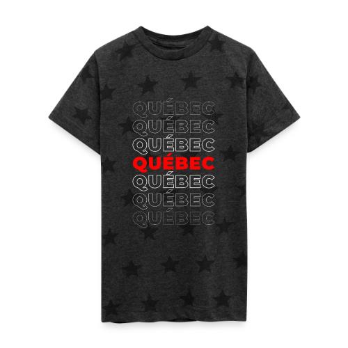 Quebec Declaration - Kid's 5 Star Print T-Shirt
