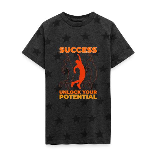 Unlock Success - Kid's 5 Star Print T-Shirt