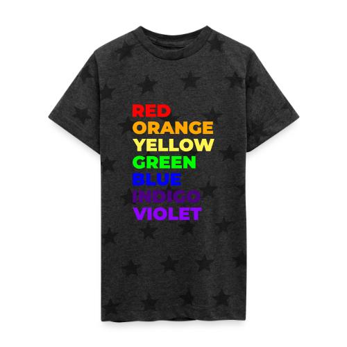 True Colors - Kid's 5 Star Print T-Shirt