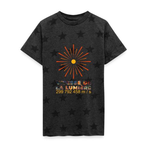 Speed of light - Kid's 5 Star Print T-Shirt