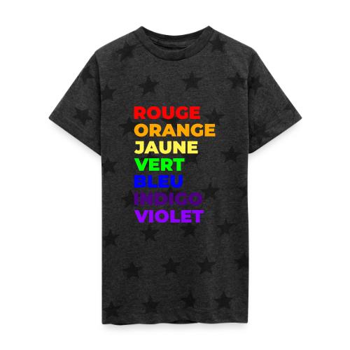 True Colors - Kid's 5 Star Print T-Shirt