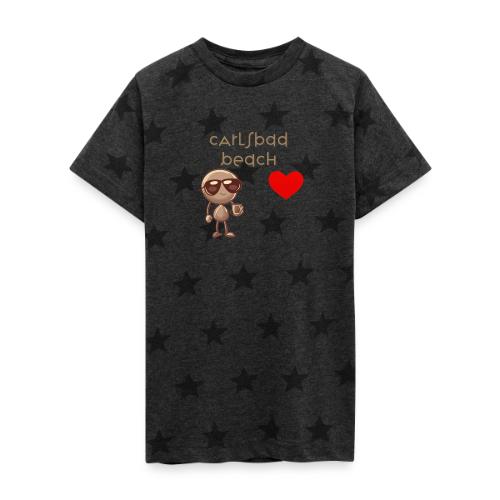 Smoon City_Carlsbad Beach - Kid's 5 Star Print T-Shirt