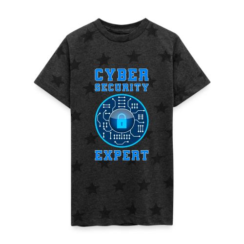 Cyber Security Expert - Kid's 5 Star Print T-Shirt