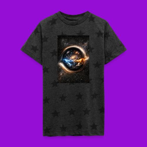 EntangledPhotonsWormhole - Kid's 5 Star Print T-Shirt
