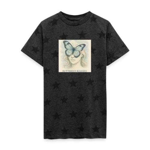 Butterfly kisses Hue - Kid's 5 Star Print T-Shirt
