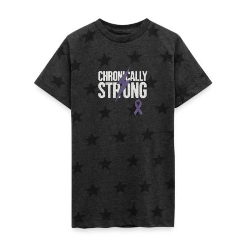 Chronically Strong - Kid's 5 Star Print T-Shirt