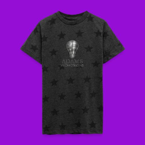 Adams Promotions Brushed Steel light Logo - Kid's 5 Star Print T-Shirt