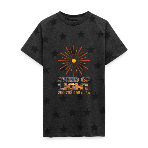 Speed of light - Kid's 5 Star Print T-Shirt