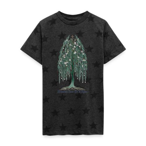 Easter Branches Bow Willow T Shirt, Easter Gift - Kid's 5 Star Print T-Shirt