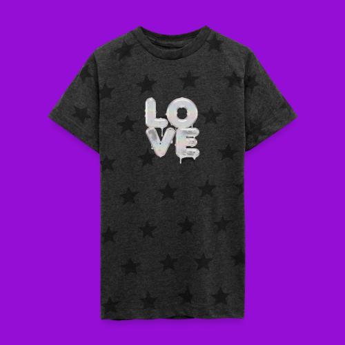 Love - Kid's 5 Star Print T-Shirt