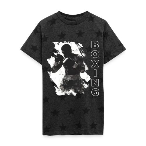 Boxing Vibes - Kid's 5 Star Print T-Shirt