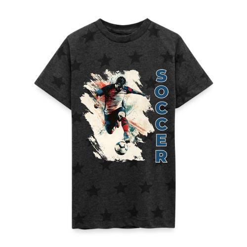 Soccer Power Move - Kid's 5 Star Print T-Shirt