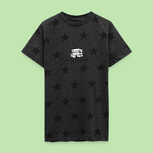 I love my book t-shirt - Kid's 5 Star Print T-Shirt