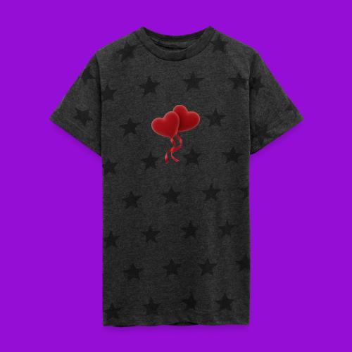 Two hearts together - Kid's 5 Star Print T-Shirt