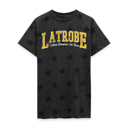 Latrobe - Where Champions Are Born - Kid's 5 Star Print T-Shirt
